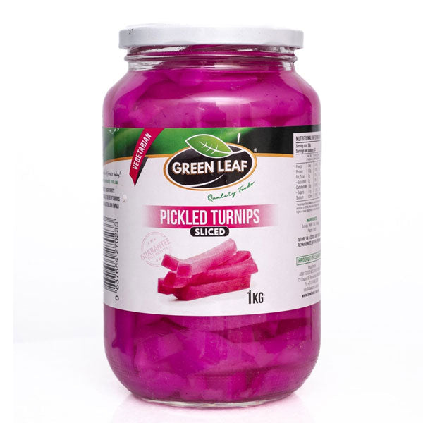 Green Leaf Pickled Turnips 1kg